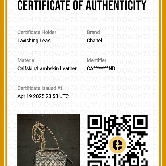 Chanel Matelasse Chain Black Shoulder Bag Vintage With COA - Picture 2 of 11